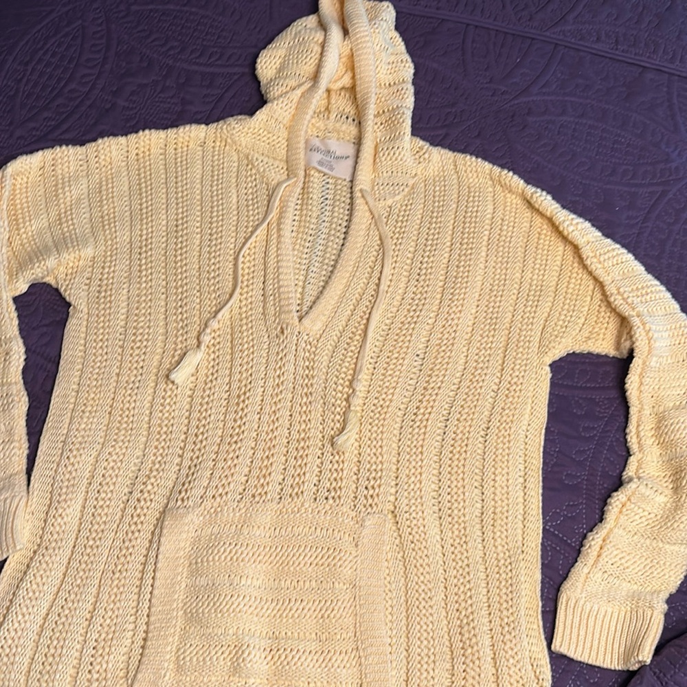 Natural Reflections yellow sweater hoodie